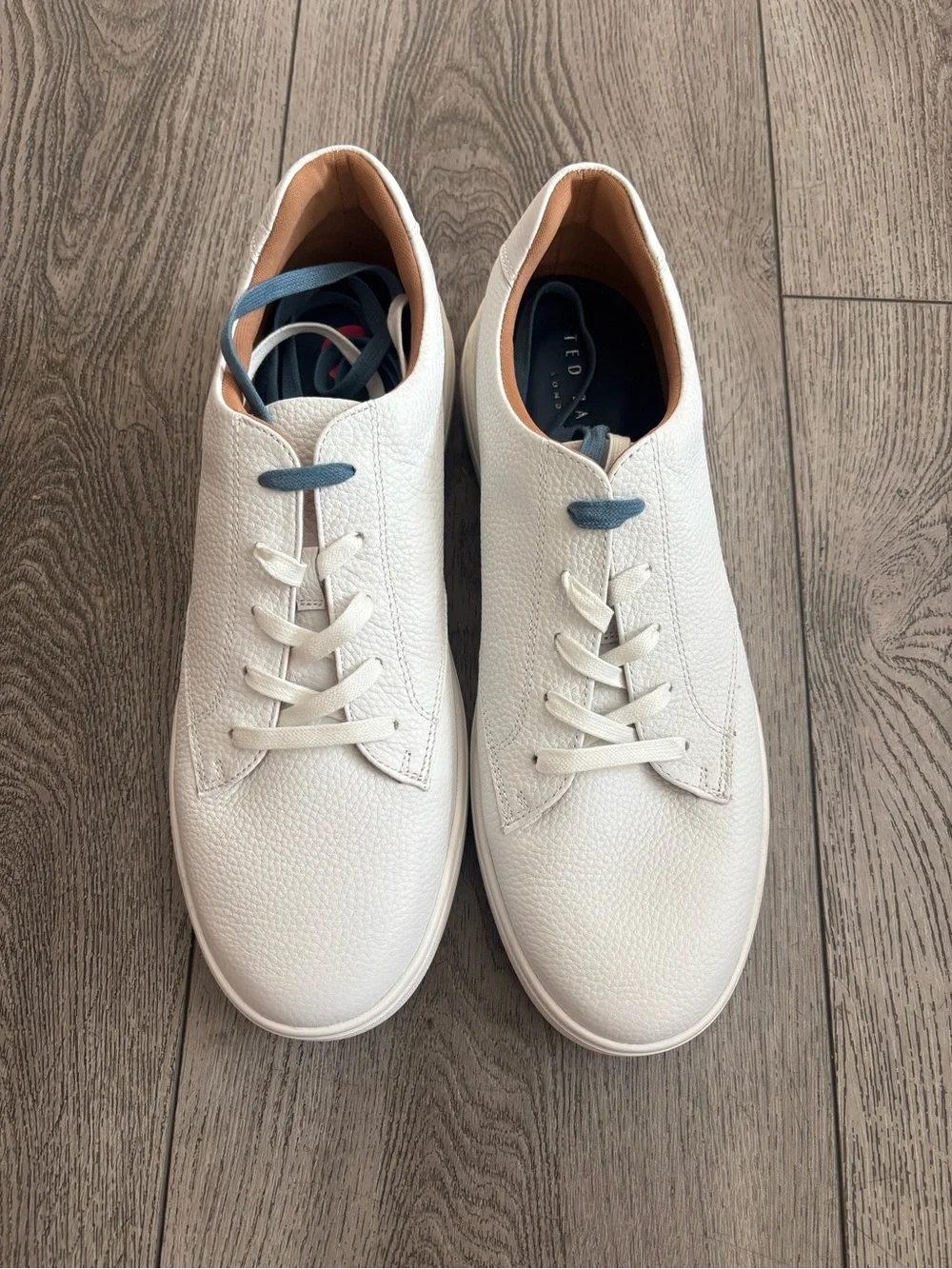 Ted Baker Brentford White Leather Men’s Casual Sneakers NWOT